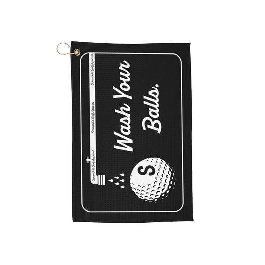 "Wash Your Balls" Golf Towel